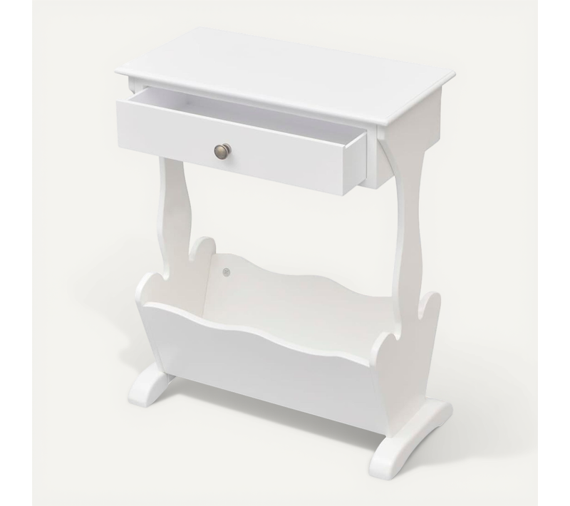 Porte-revues Melrose Blanc