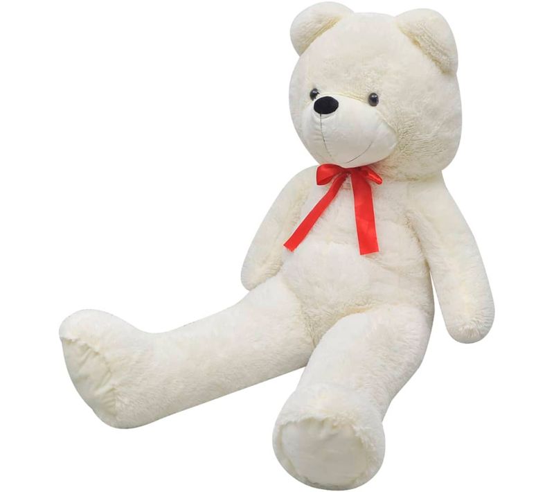 Ours En Peluche Blanc 170 Cm