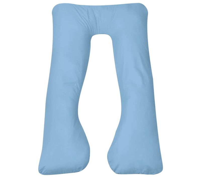 Coussin De Grossesse 90 X 145 Cm Bleu Clair