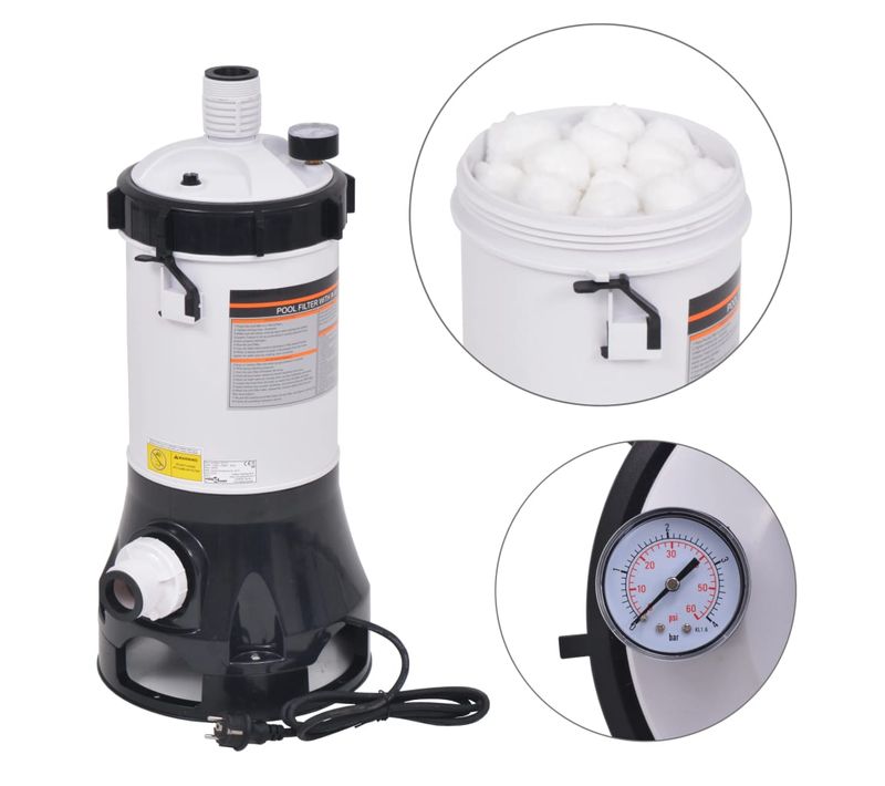 Pompe Filtrante De Piscine Intex Bestway 185 W 4,4 M³/h