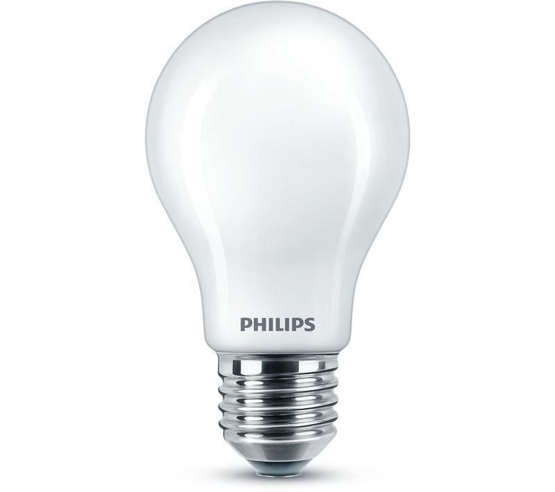 lot de 2 ampoules LED dépolies PHILIPS E27 EQ40W