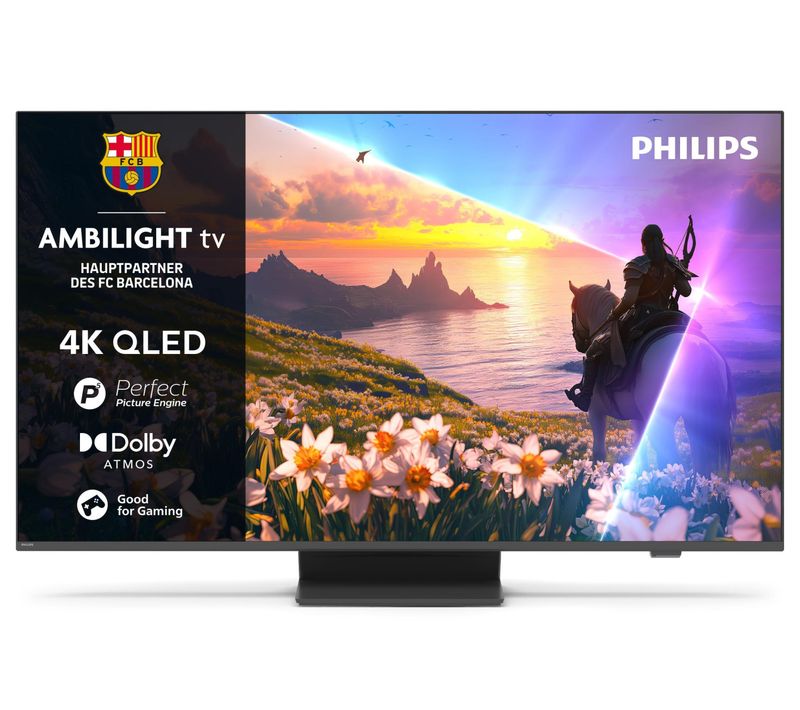Téléviseur QLED 43" (109 cm) 43pus8600/12 4k Ultra HD Smart TV Wifi Noir
