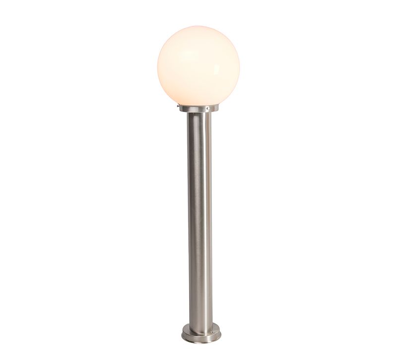 Lampadaire D'extérieur Moderne Acier Inox 100 Cm - Sfera
