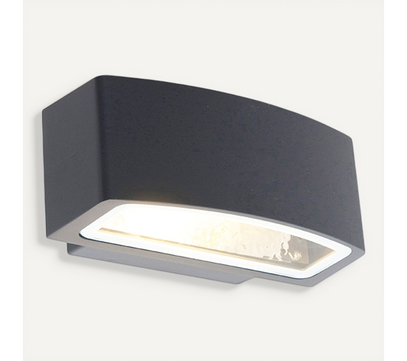 Applique D'extérieur Moderne Graphite 14,3 Cm Ip44 - Latina