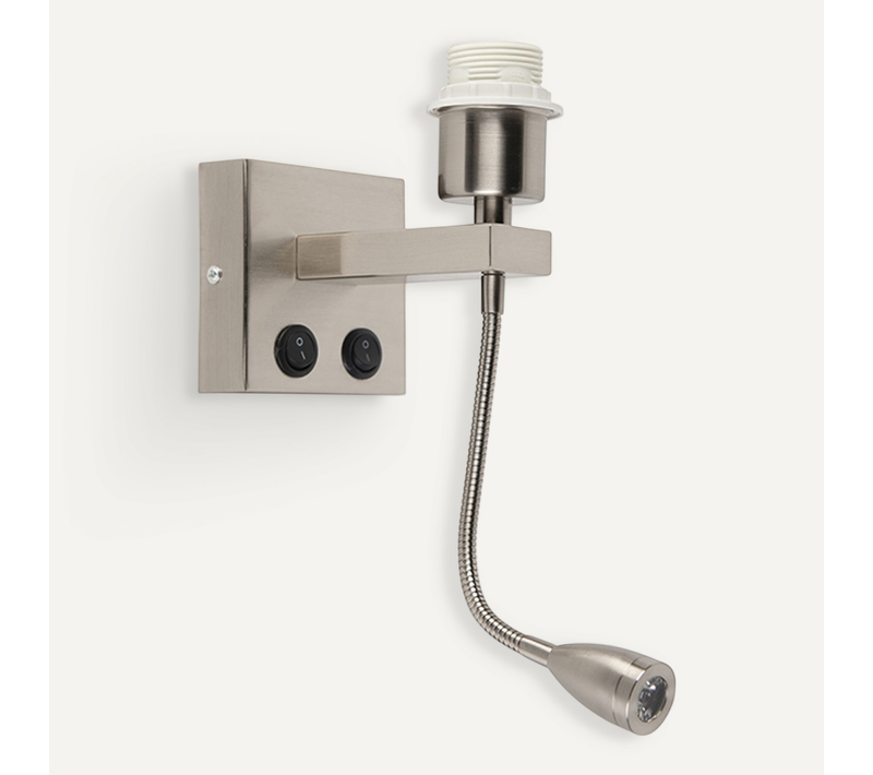 Applique Moderne En Acier Avec Bras Flexible - Brescia Combi