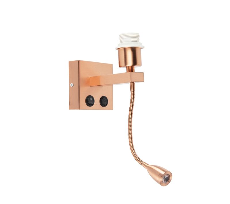 Applique Moderne En Cuivre Avec Bras Flexible - Brescia Combi