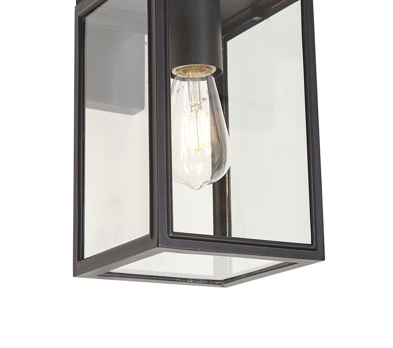 Applique Murale D'extérieur Industrielle Gris Foncé Ip44 - Sutton Down