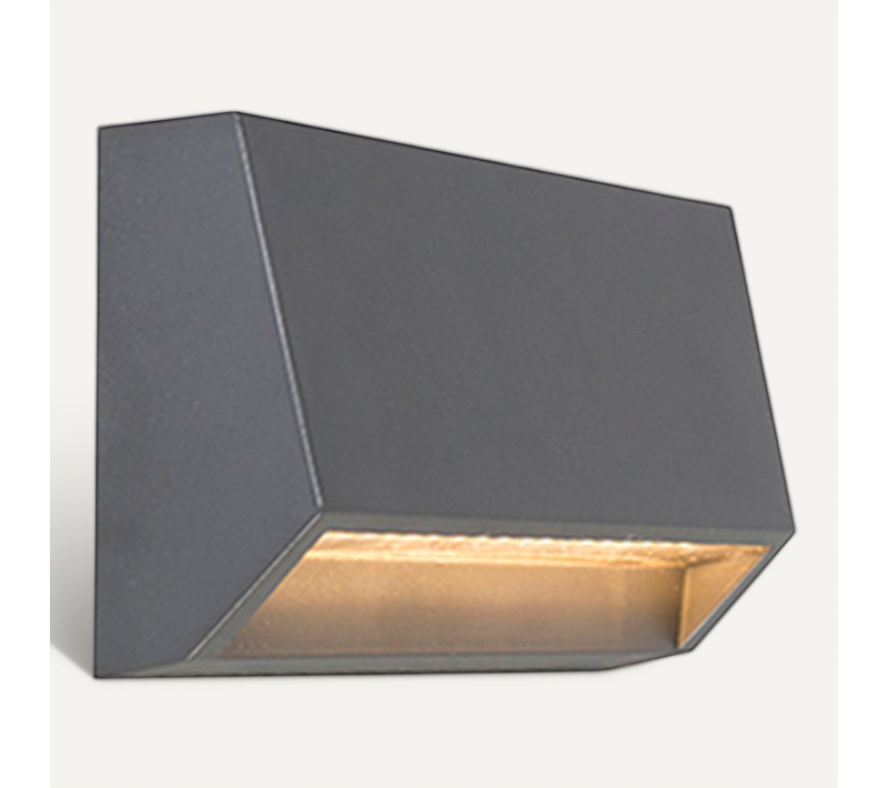Applique D'extérieur Moderne Gris Foncé Avec LED Ip65 - Sandstone 2
