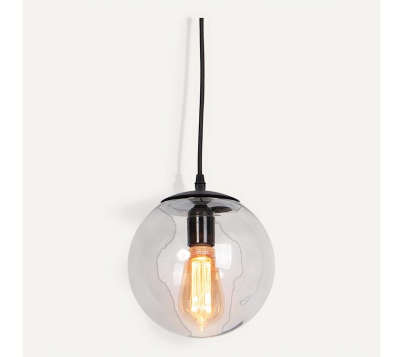 Lampe à Suspension Moderne Gris 20 Cm - Pallon
