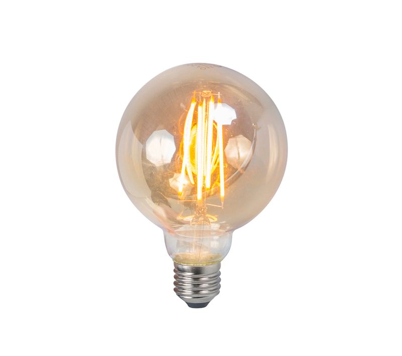 Lampe à Incandescence LED E27 5w 2200k G95 Fumée Dimmable