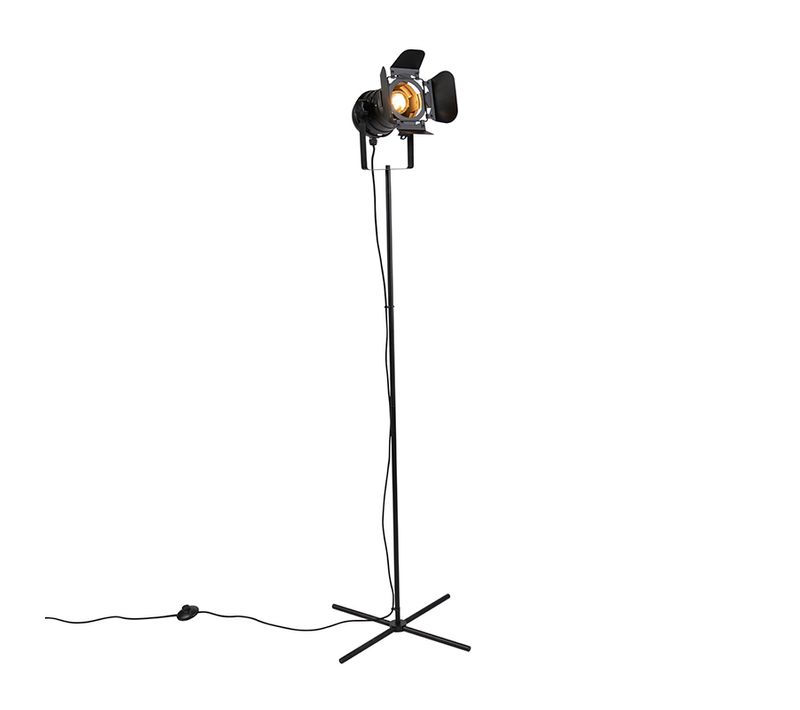 Lampadaire Industriel Noir Inclinable - Movie