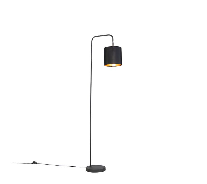 Lampadaire Moderne Noir - Lofty