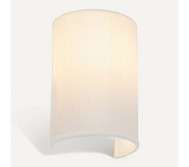 Applique Moderne Blanc - Simple Drum Jute