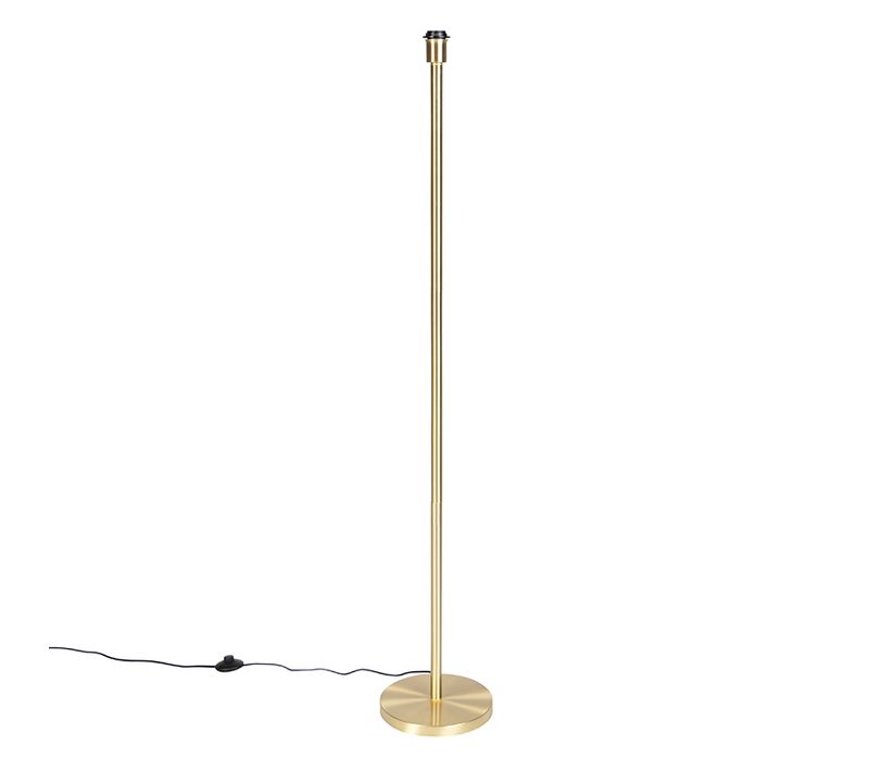 Lampadaire Classique En Laiton Sans Abat-jour - Simplo
