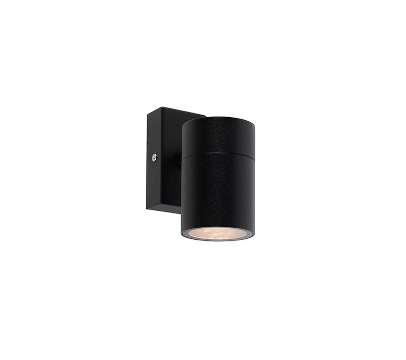 Applique D'extérieur Acier Inoxydable Noir Ip44 - Solo