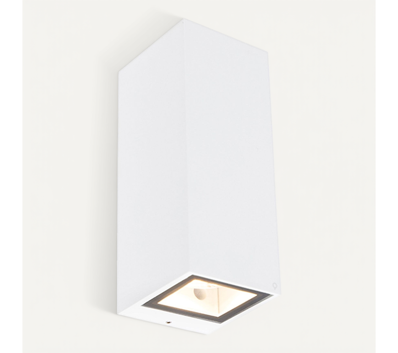Applique Moderne Blanche Gu10 Ar70 Ip54 - Baleno Ii