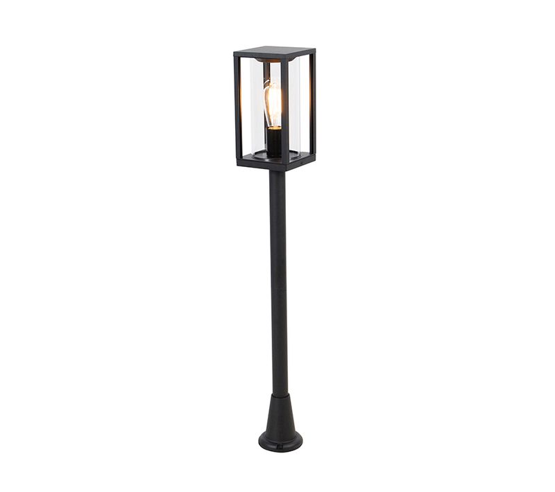 Lampadaire D'extérieur Industriel Noir 100 Cm Ip44 - Charlois