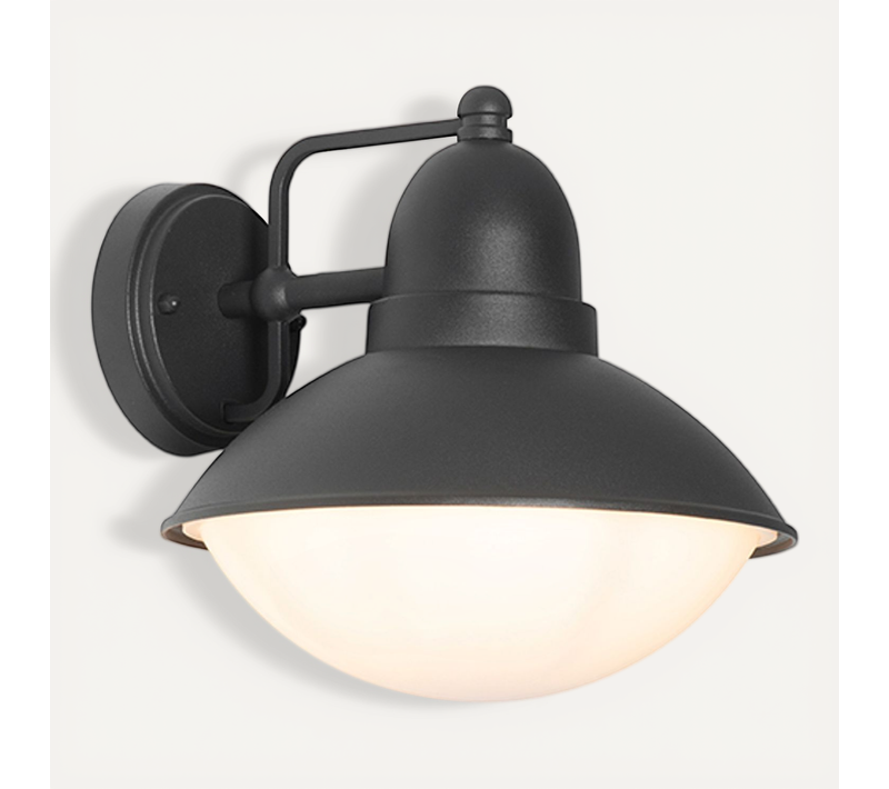 Applique Murale Extérieure Moderne Noire Ip44 - Marcel