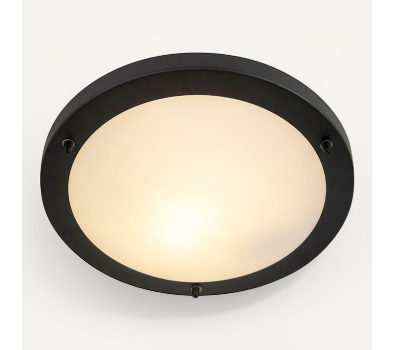Plafonnier Intelligent Noir Avec Wifi A60 Ip44 - Yuma 31