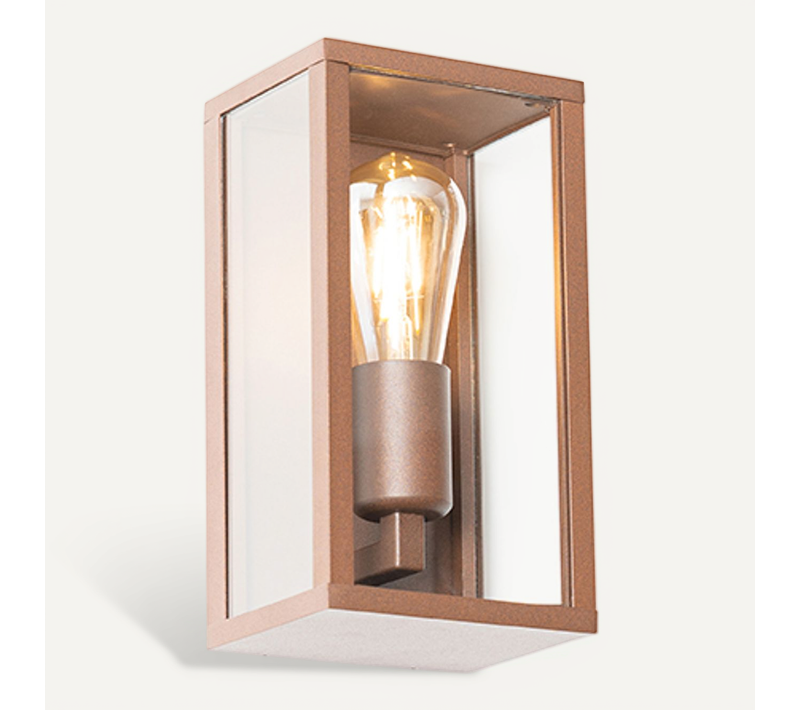 Applique Industrielle Marron Rouille 26 Cm Ip44 - Charlois