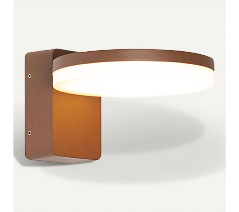 Applique D'extérieur Moderne Brun Rouille Avec LED Ip54 - Esmee
