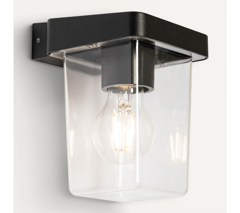 Applique D'extérieur Moderne Noire Ip54 - Chimay