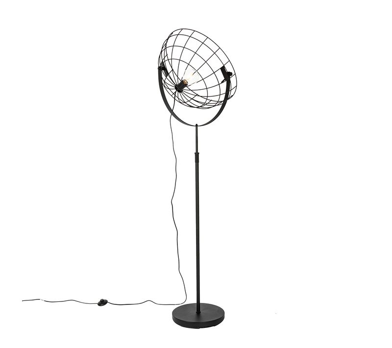Lampadaire Industriel Noir 50 Cm Réglable - Hanze