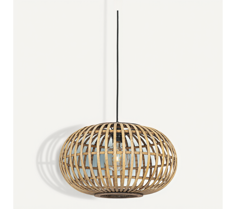 Lampe à Suspension Orientale Bambou 44 Cm - Amira
