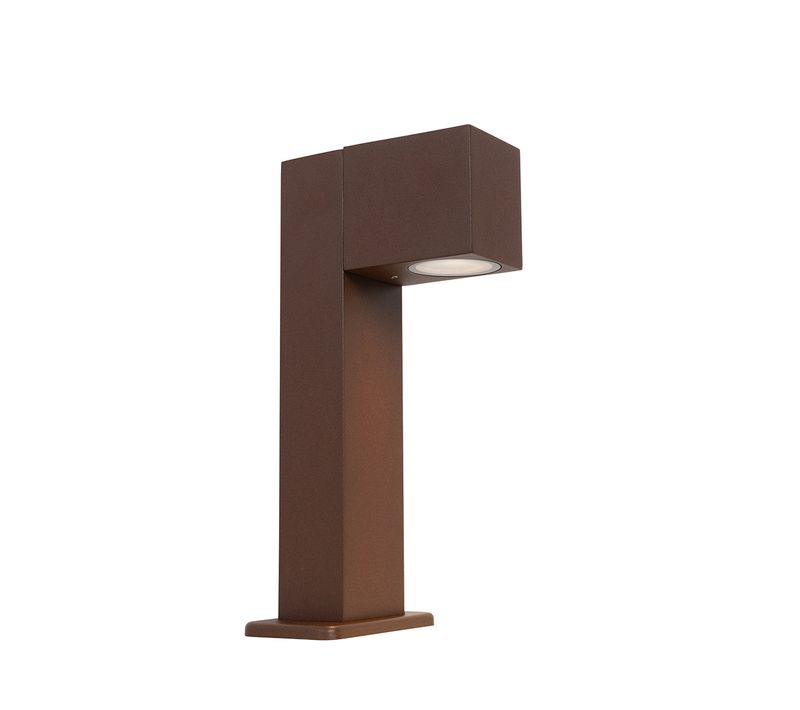 Lampadaire D'extérieur Intelligent Marron Rouille 30 Cm Ip44 Avec Wifi Gu10 - Baleno