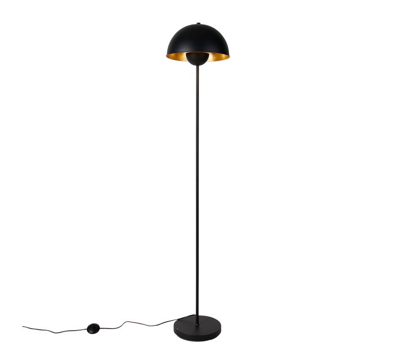 Lampadaire Intelligent Noir Avec Or Avec Wifi A60 - Magnax