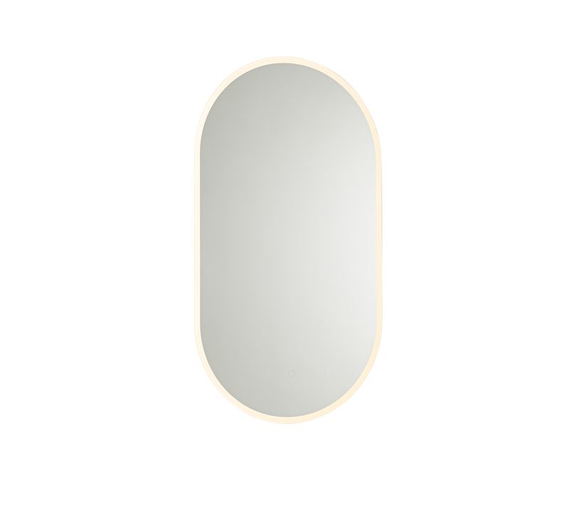 Miroir De Salle De Bain Moderne Avec LED Et Variateur Tactile - Bouwina