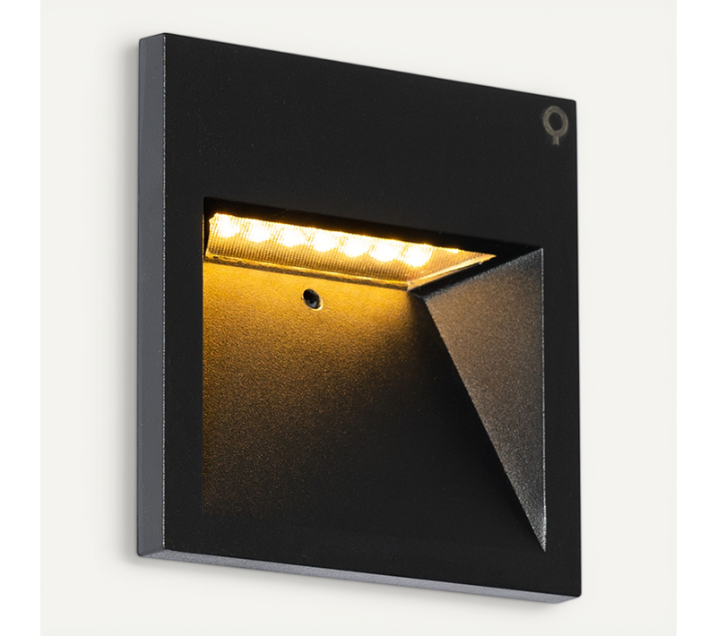 Applique Moderne Noire Avec LED - Gem 2