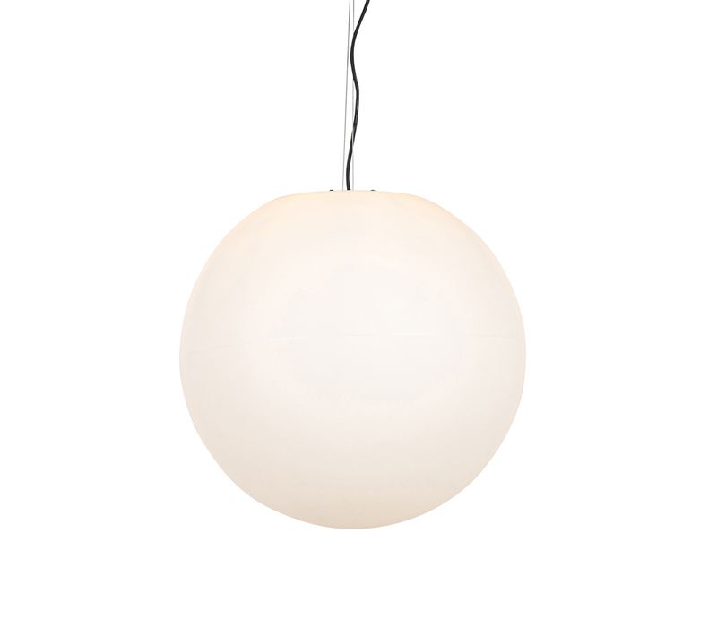 Lampe Suspendue D'extérieur Moderne Blanche 56 Cm Ip65 - Nura
