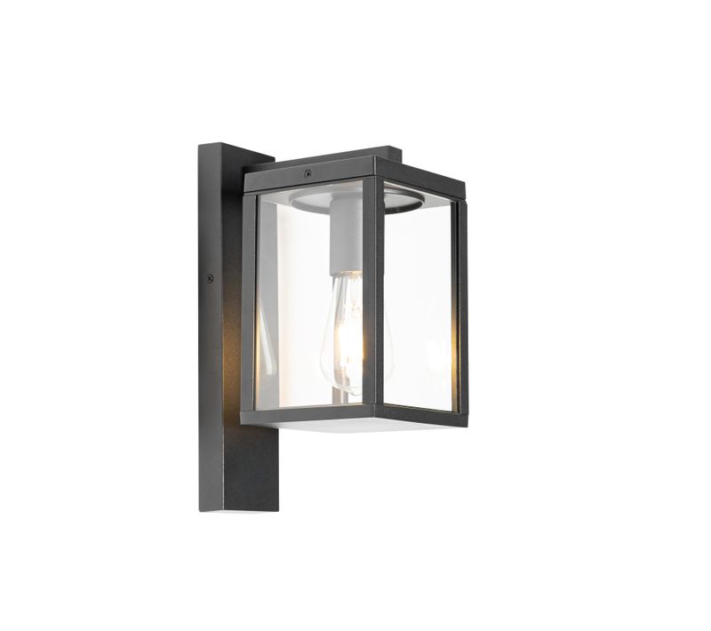 Lanterne Murale D'extérieur Intelligente Noire Ip44 Avec Wifi St64 - Charlois