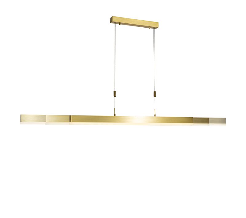 Suspension Réglable Dorée Avec LED - Lamba