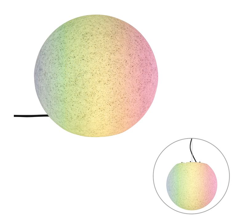 Lampe D'extérieur Intelligente Grise 35 Cm Ip44 Avec LED - Nura