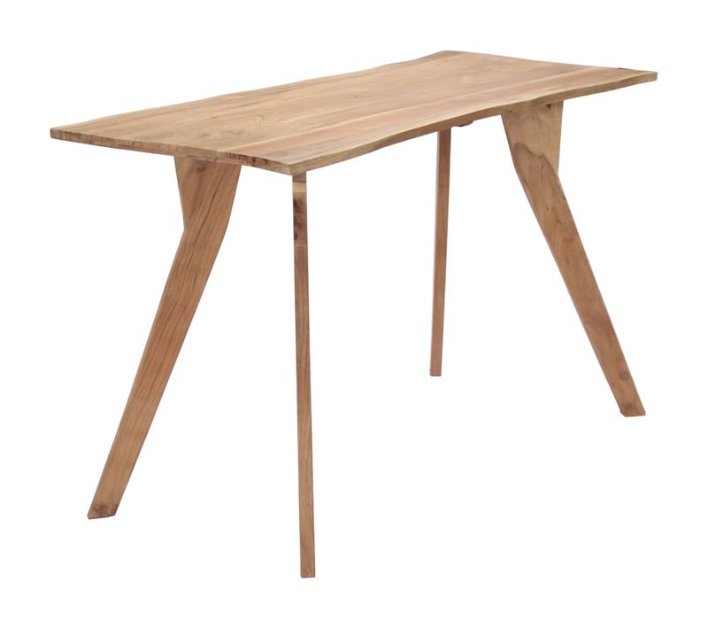 Table De Salle À Manger 120x58x76 Cm Bois D'acacia Solide