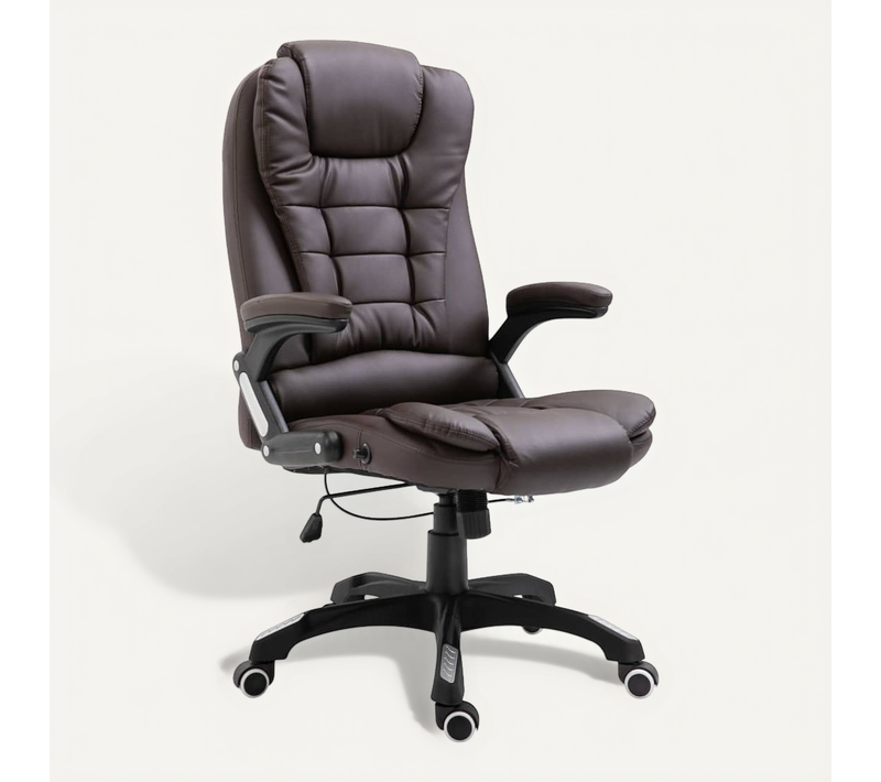 Chaise De Bureau Marron Simili