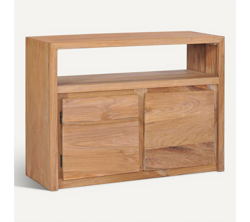 Buffet 80x30x60 Cm Bois De Teck Massif