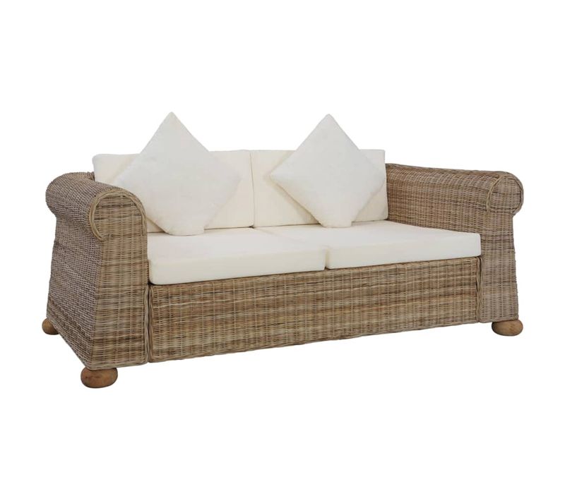 Canapé Au Style Exotique - 155x 7x 02 Cm - Naturel