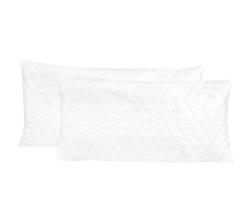 Oreillers Lot De 2 80x40x14 Cm Mousse À Mémoire De Forme