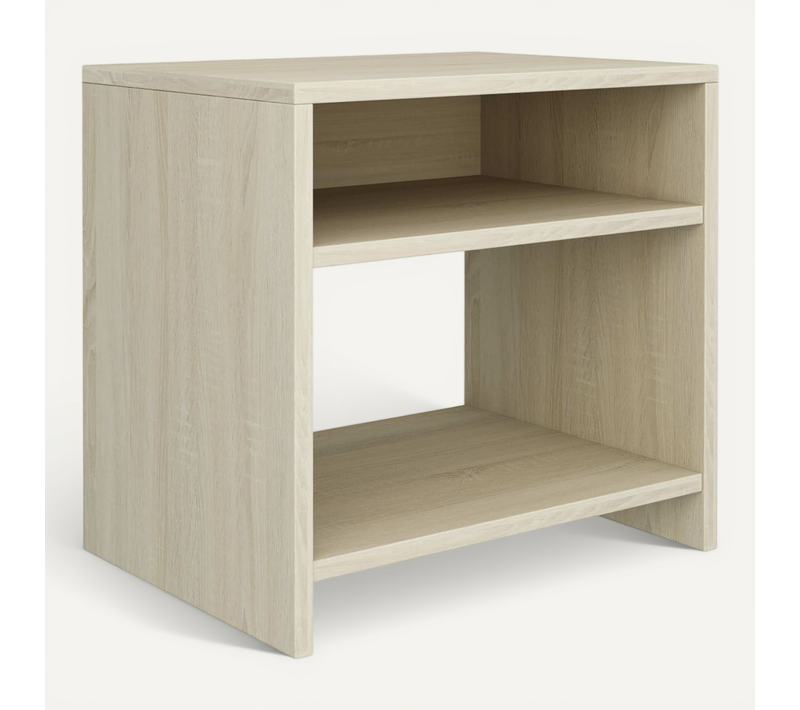 Table De Chevet Chêne Sonoma 40x30x40 Cm Bois Contreplaqué
