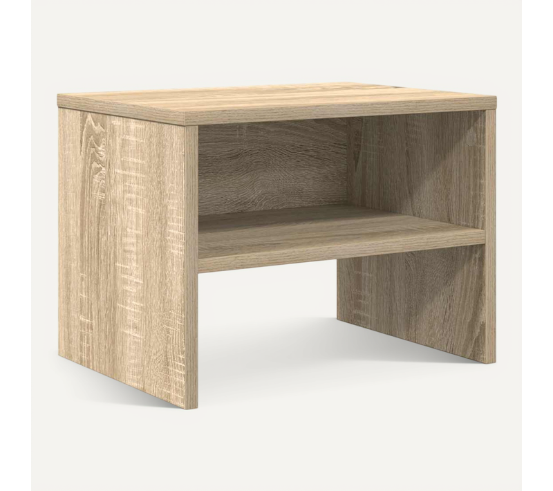 Table De Chevet Chêne Sonoma 40 X 30 X 30 Cm Aggloméré