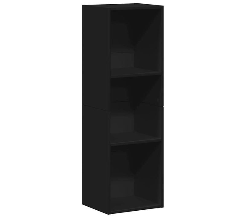 Bibliothèque/meuble TV Noir 36x30x114 Cm Bois Contreplaqué