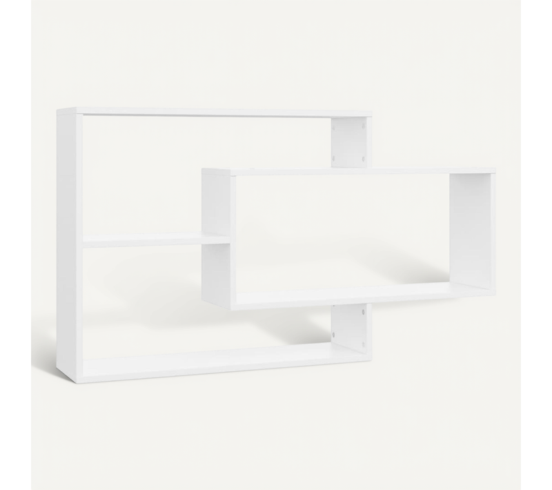 étagères Murales Blanc 104x20x58,5 Cm Bois Contreplaqué