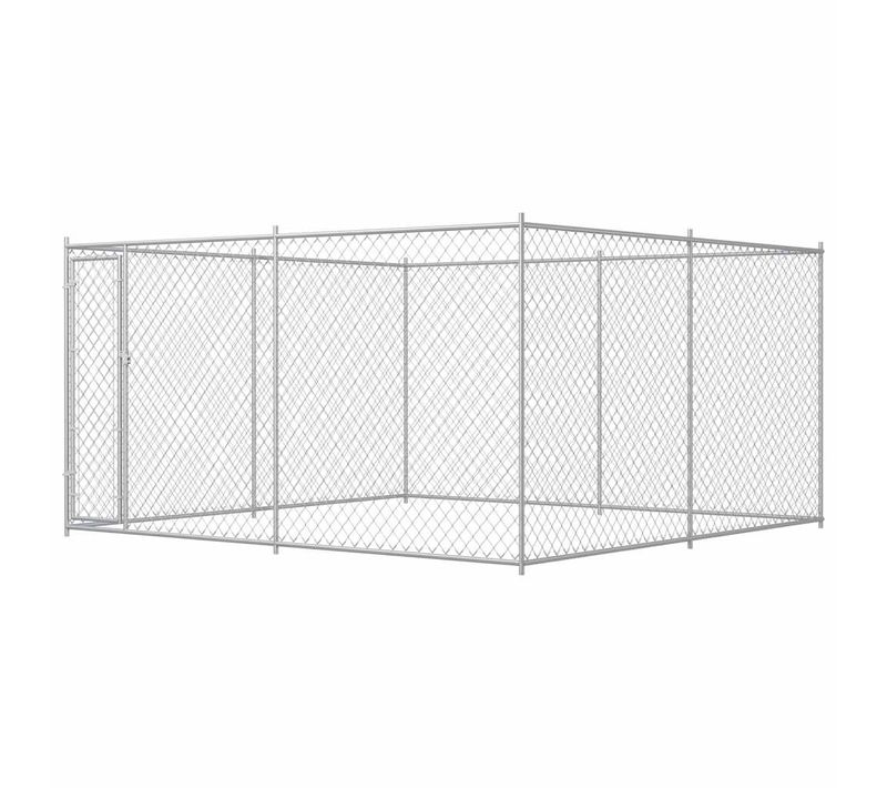 Chenil Extérieur Pour Chiens 383x383x185 Cm