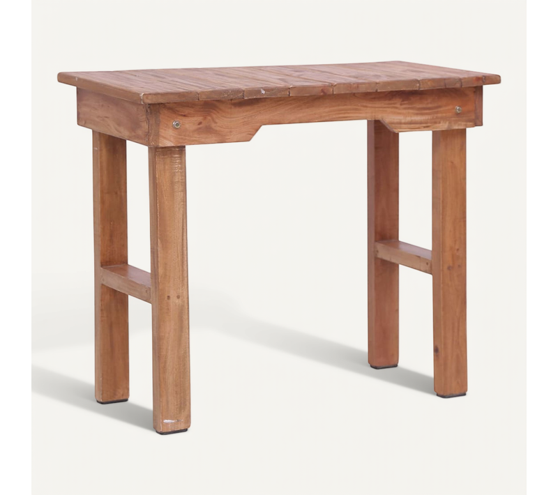 Table D'appoint 70x35x60 Cm Bois D'acajou Massif
