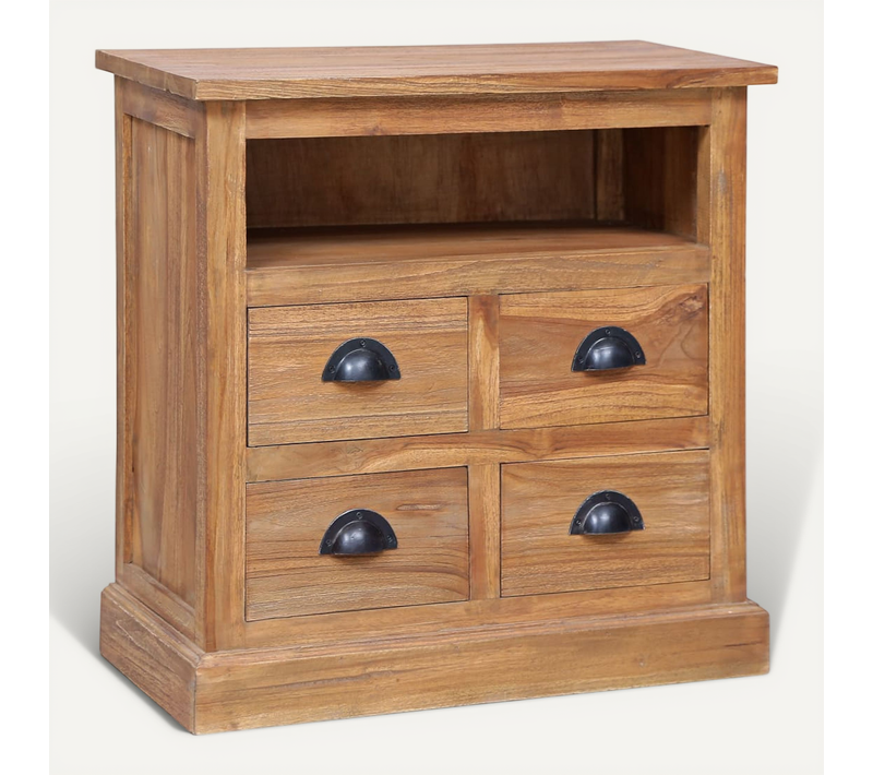 Buffet 60 X 30 X 60 Cm Teck Solide