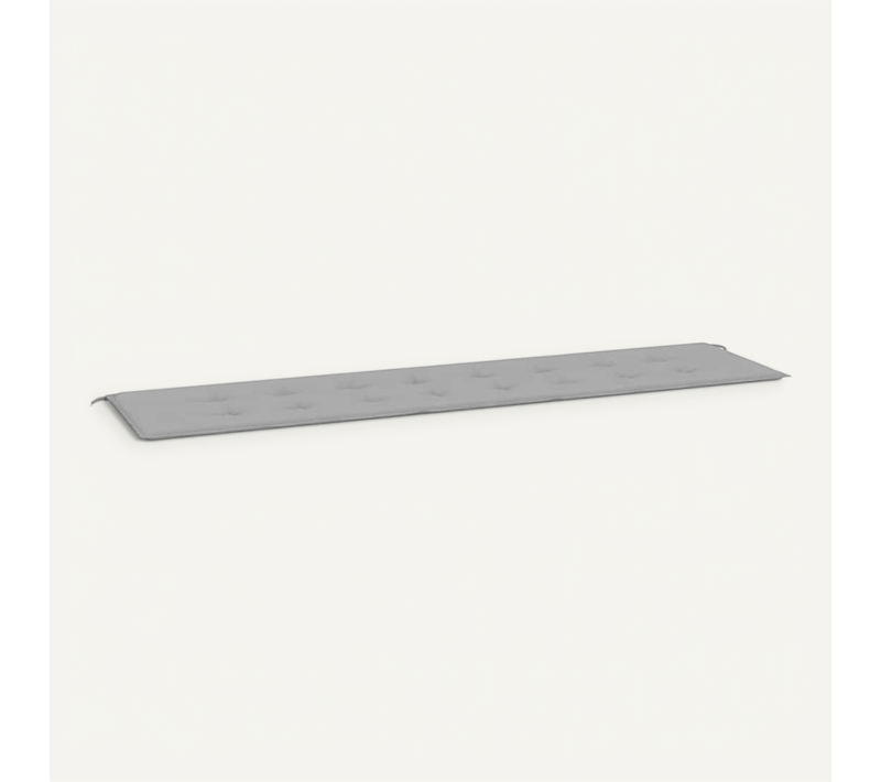 Coussin De Banc De Jardin Gris 200x50x3 Cm Tissu Oxford