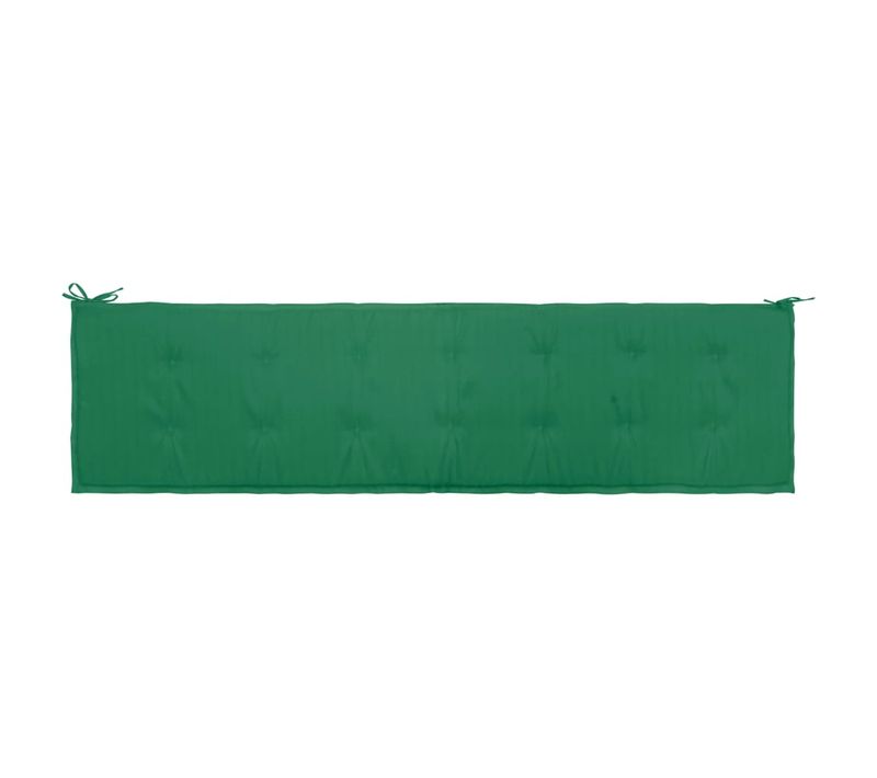 Coussin De Banc De Jardin Vert 200x50x3 Cm Tissu Oxford